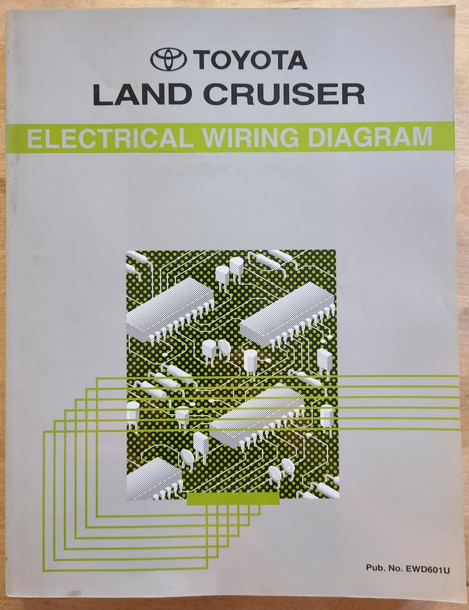 Electrical Wiring Diagram OEM Toyota Repair Manual Factory Service