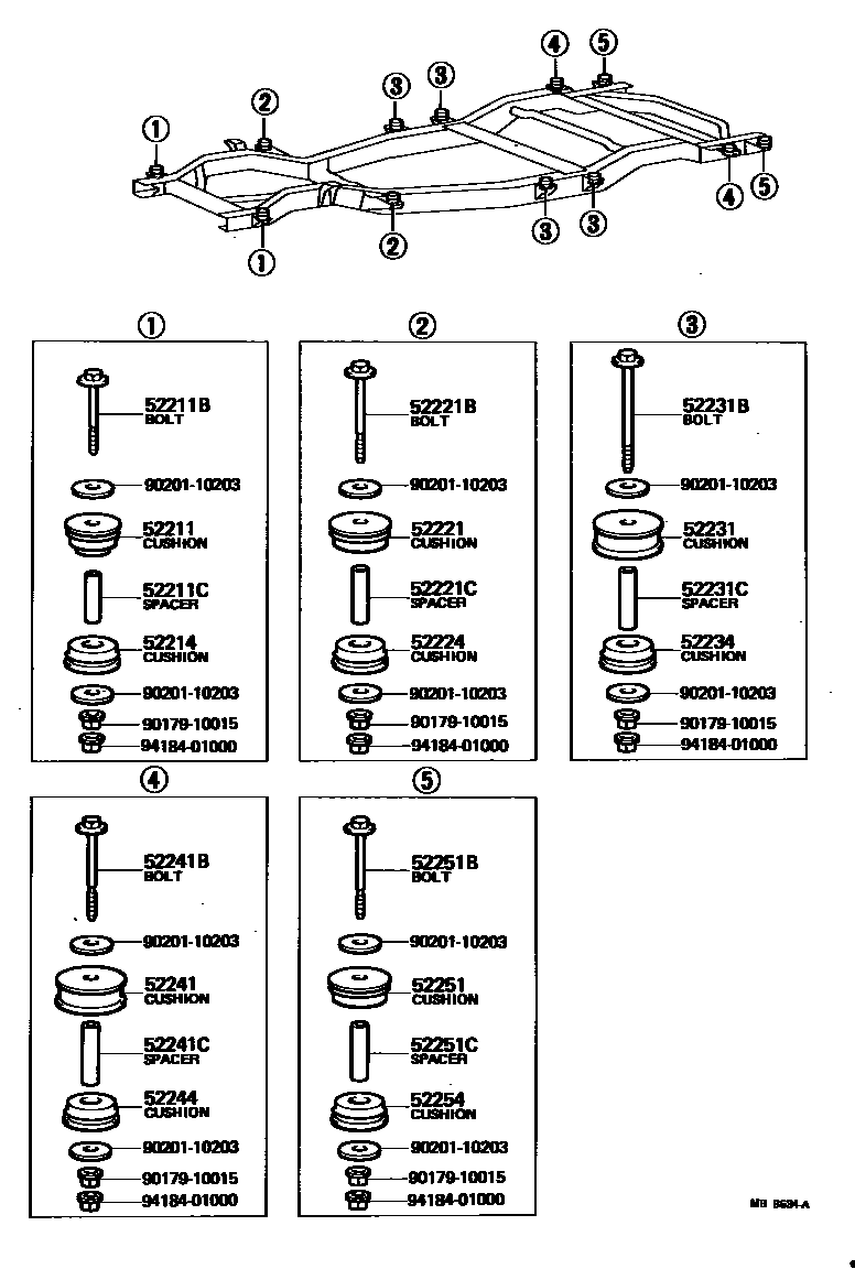 60 Series Body Mount Kit